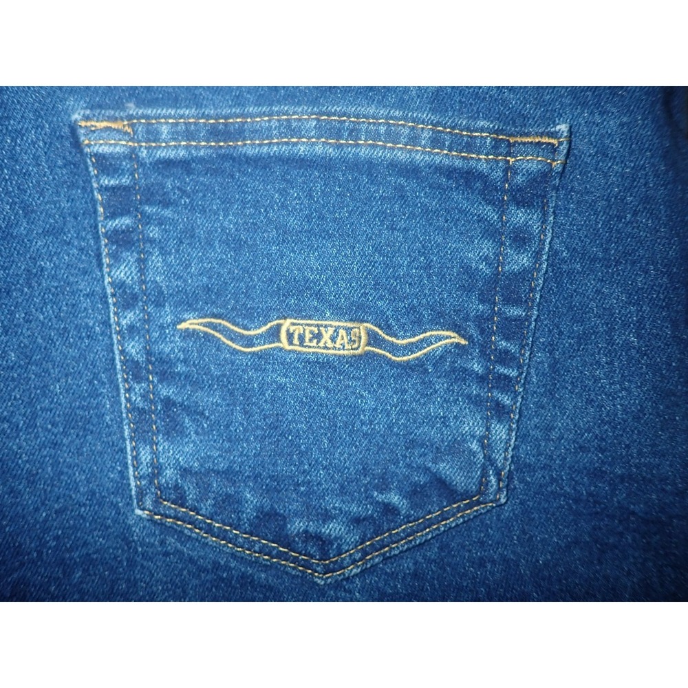 TEXAS JEANS Women's Jean  18 Stretch Bootcut Blue Denim USA made 38 x 30 NEW - Picture 7 of 9